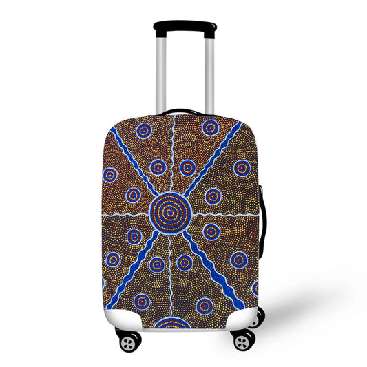 Aboriginal Print 1 Baggage Cover