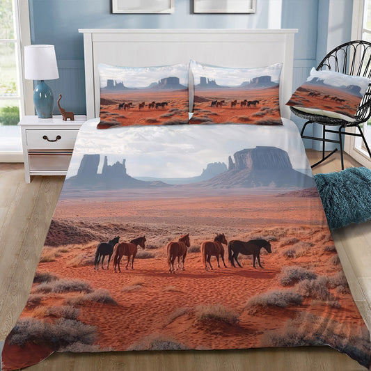 Americas Wild West 2 Duvet / Doona Cover and 2 Pillow Slips