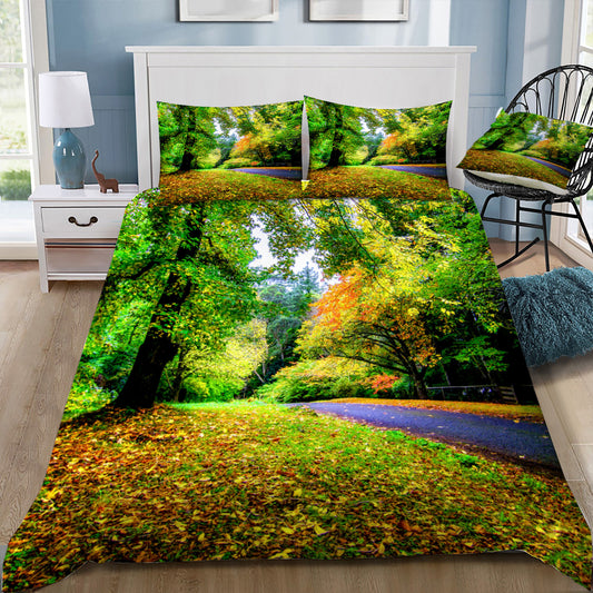 Peaceful Country Road Duvet / Doona Cover and 2 Pillow Slips