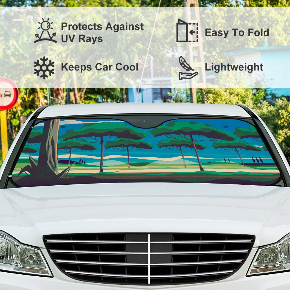 Custom Windscreen Sunshade For Cars & Trucks