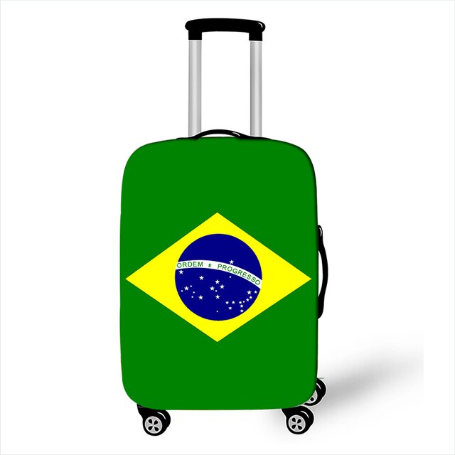 Brazil Flag Baggage Cover