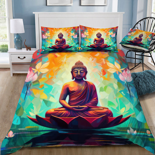 Buddha No.2 Duvet / Doona Cover and 2 Pillow Slips