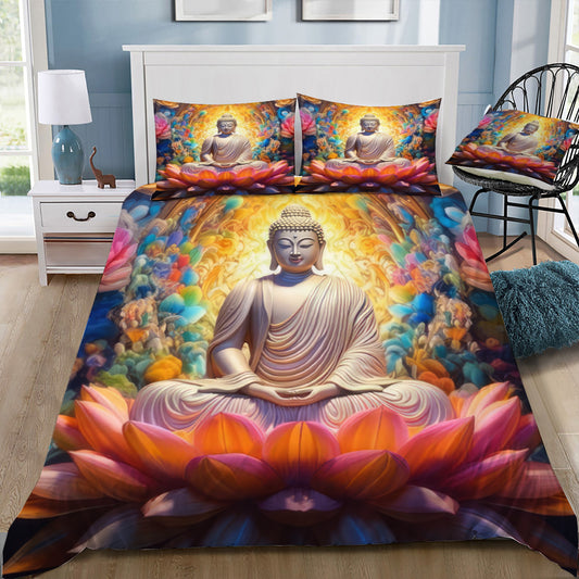 Buddha No.4 Duvet / Doona Cover and 2 Pillow Slips