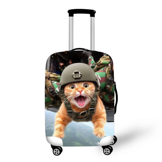 Cat Skydiving Baggage Cover