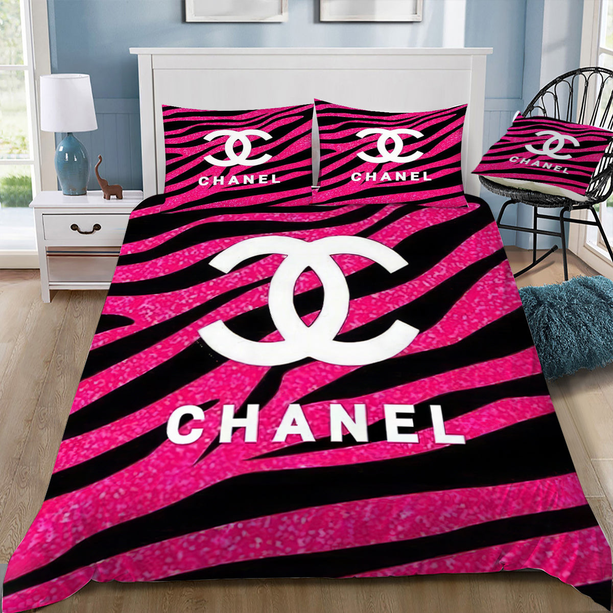 Chanel Duvet / Doona Cover and 2 Pillow Slips