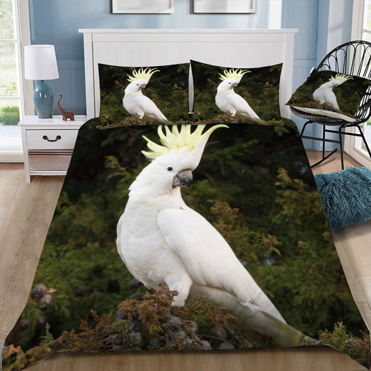 Sulphur Crested Cockatoo Duvet / Doona Cover and 2 Pillow Slips