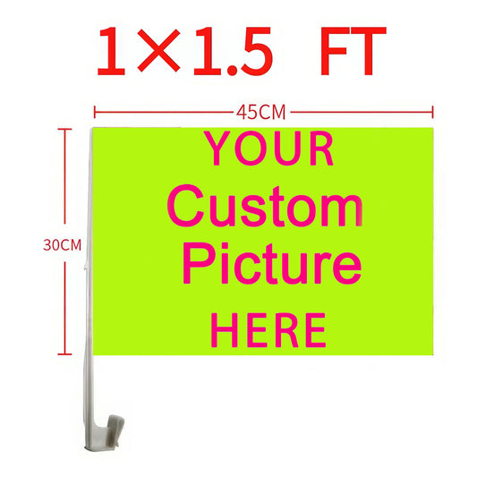 Create Your Own Custom Car Window Flag