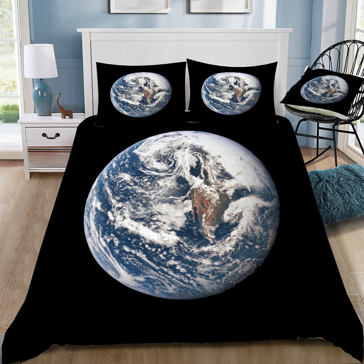 Earth From Space Duvet / Doona Cover and 2 Pillow Slips
