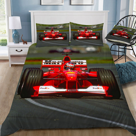 Ferrari Formula 1 Race Car Duvet / Doona Cover and 2 Pillow Slips