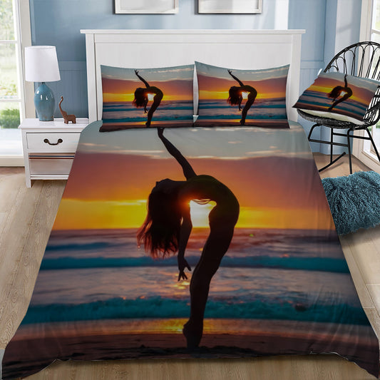 Morning Exercise Duvet / Doona Cover and 2 Pillow Slips