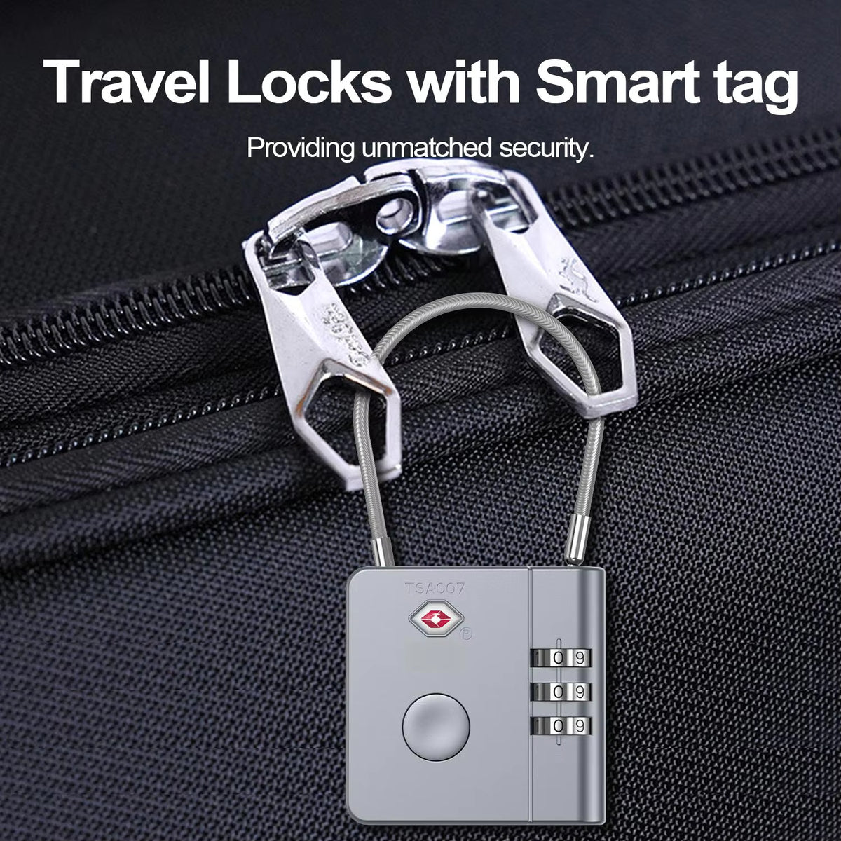 Travel Smartlock Padlock with Tracking
