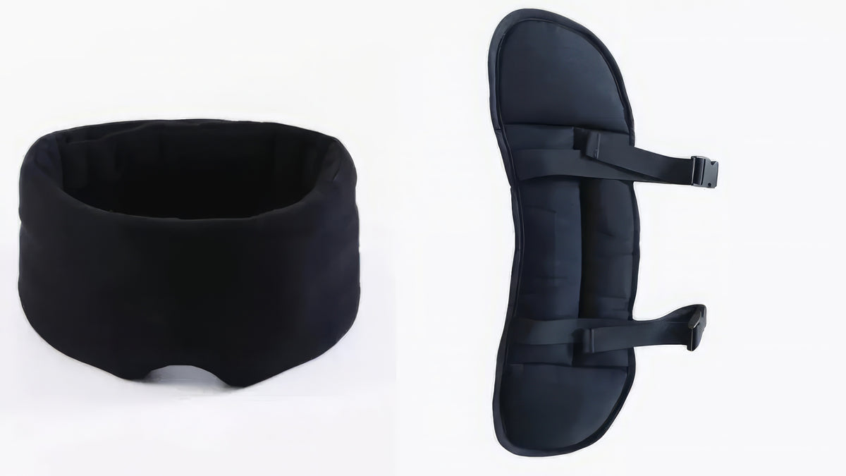 Travel Sleepmask Pillow for Planes, Trains & Cars for a Comfortable Rest