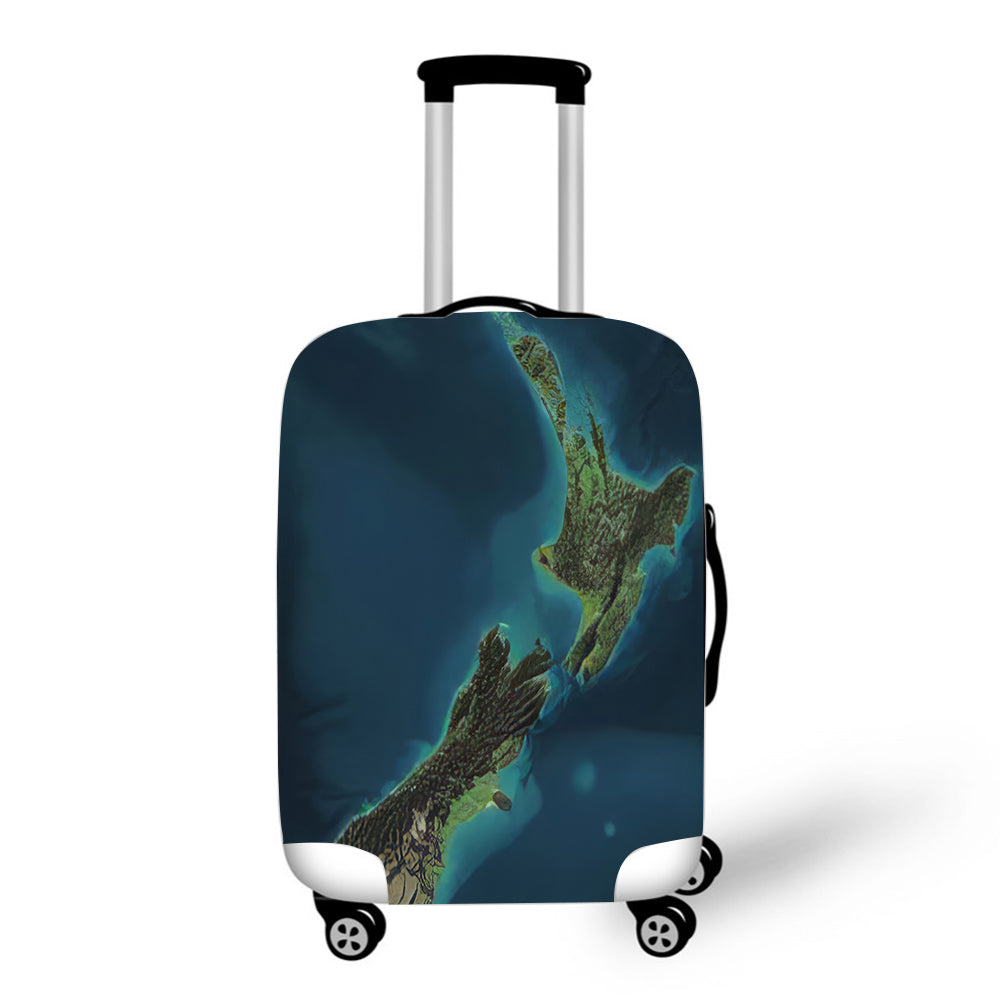 New Zealand Map Baggage Cover