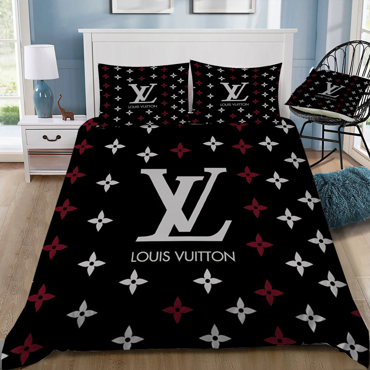 Louis Vuitton 3 Duvet / Doona Cover and 2 Pillow Slips