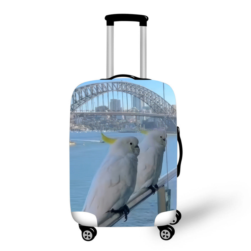 Sulphur Crested Cockatoos in Sydney Baggage Cover