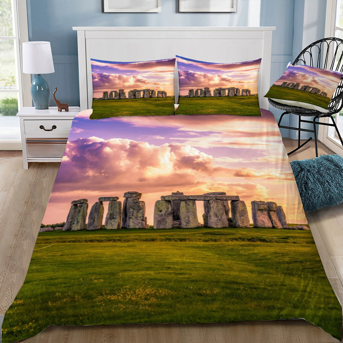 Stonehenge Duvet / Doona Cover and 2 Pillow Slips