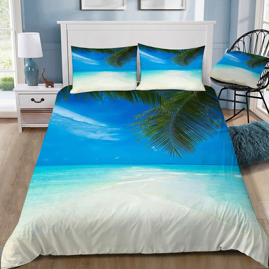 Tropical Beach 3 Duvet / Doona Cover and 2 Pillow Slips