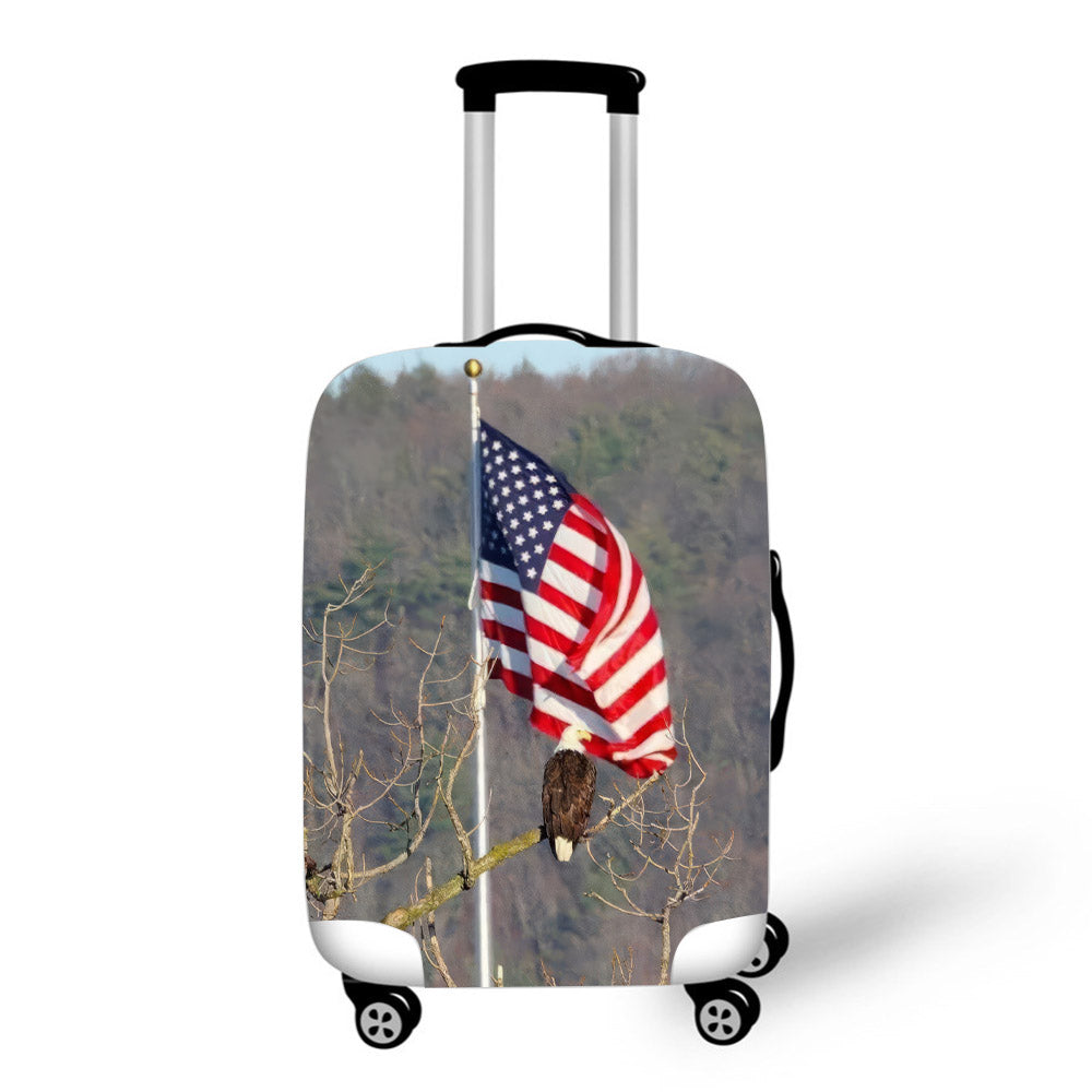 American Flag and Eagle Flag Baggage Cover