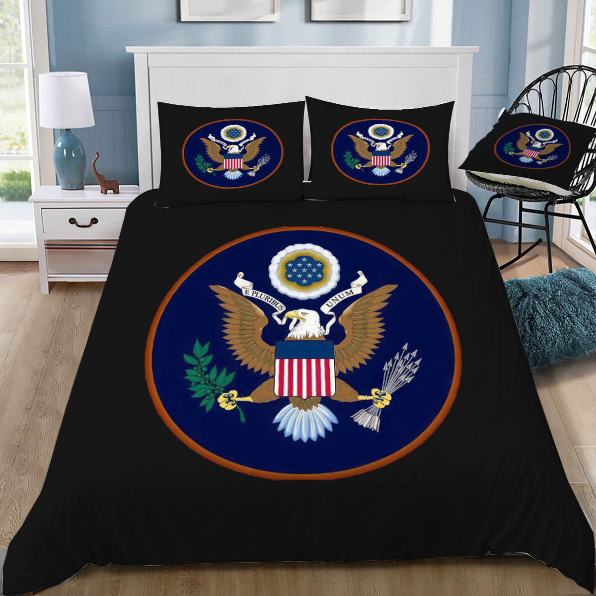 Seal of the Government of the United States Duvet / Doona Cover and 2 Pillow Slips