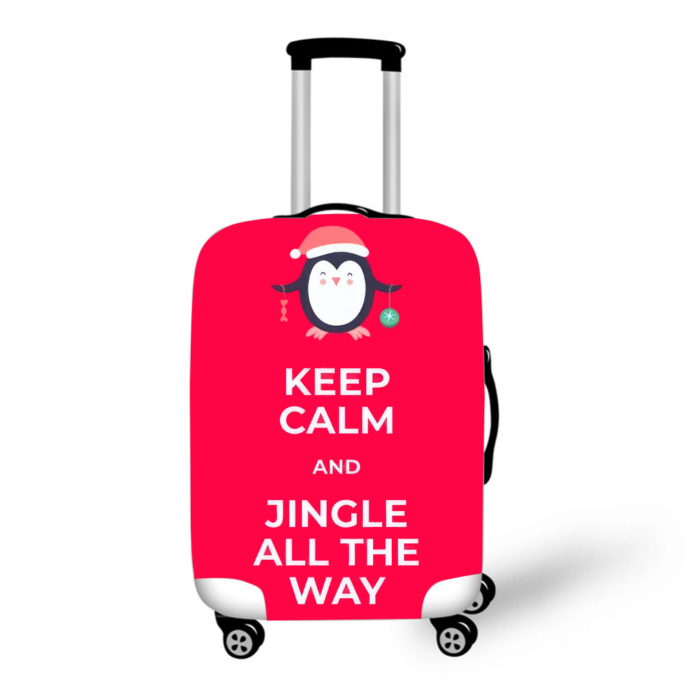 Keep Calm Jingle All The Way Baggage Cover