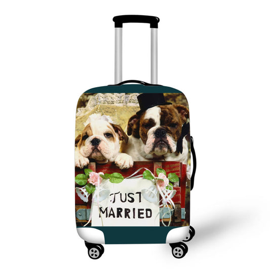 Just Married Baggage Cover