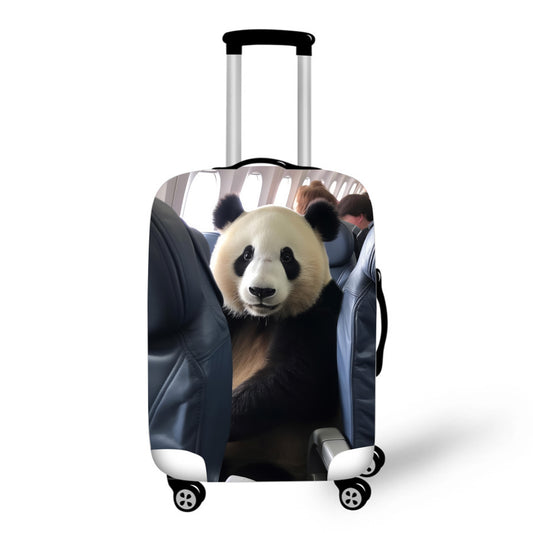 Panda Bear on a Plane Baggage Cover